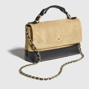 Large Flap Bag with Top Handle