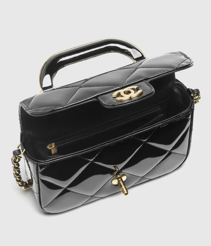 Mini Flap Bag with Top Handle - Image 2