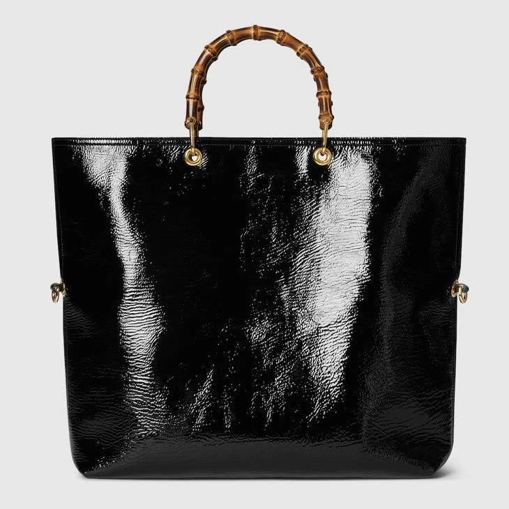 Bamboo large reversible tote bag