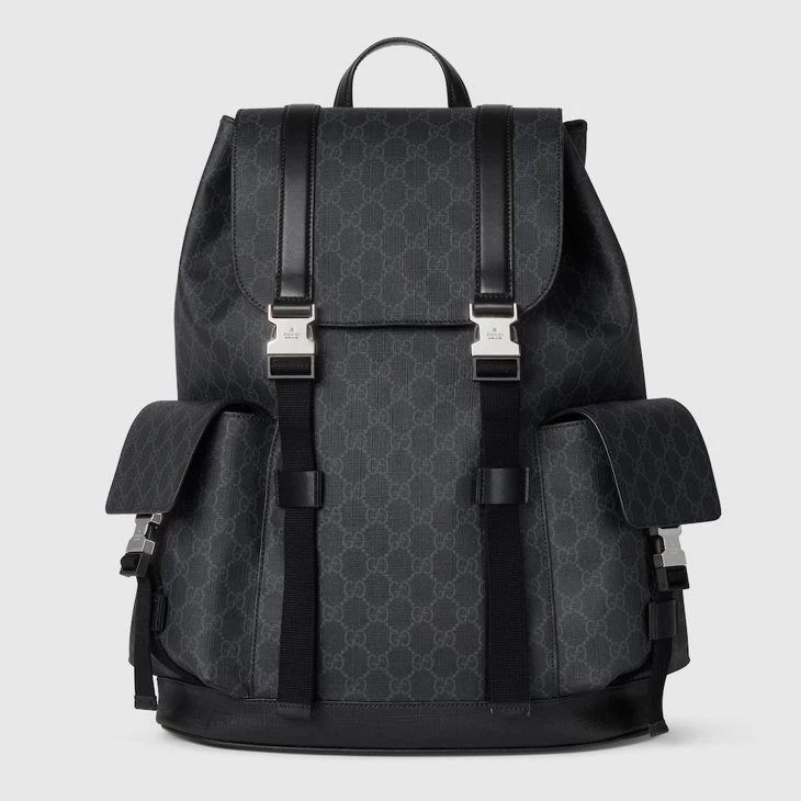 GG Black large backpack