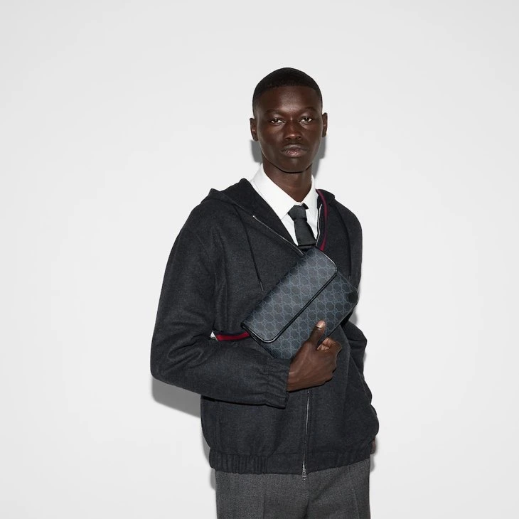 GG Black small belt bag - Image 3