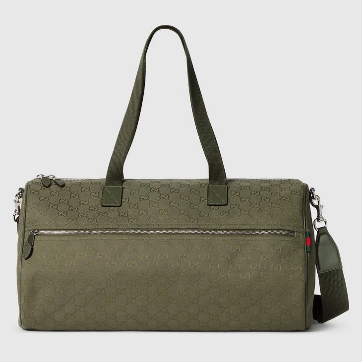 GG canvas large duffle bag