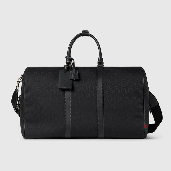 GG canvas large duffle bag