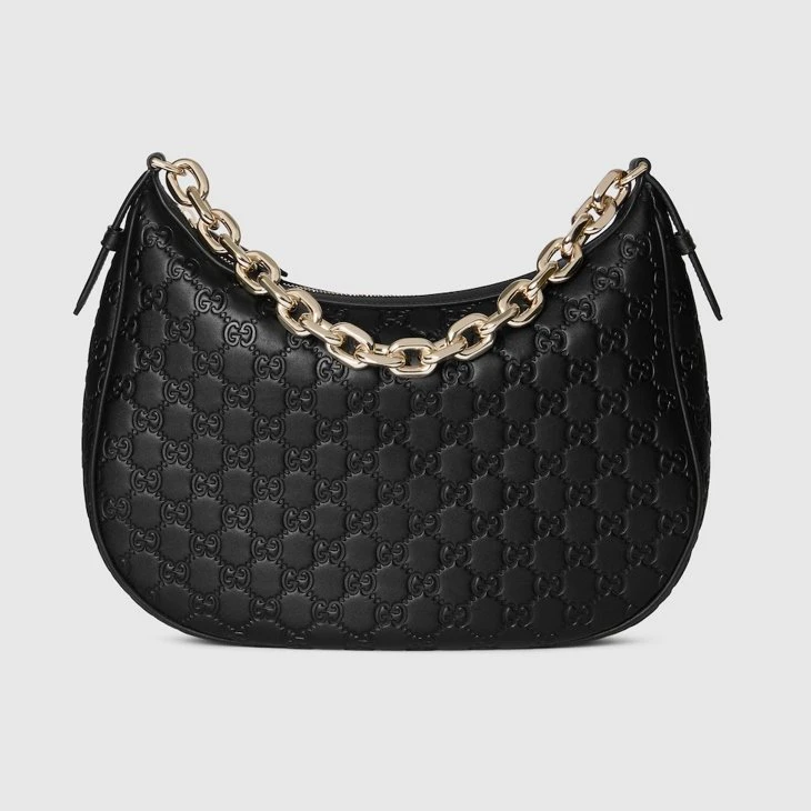 GG Emblem large shoulder bag