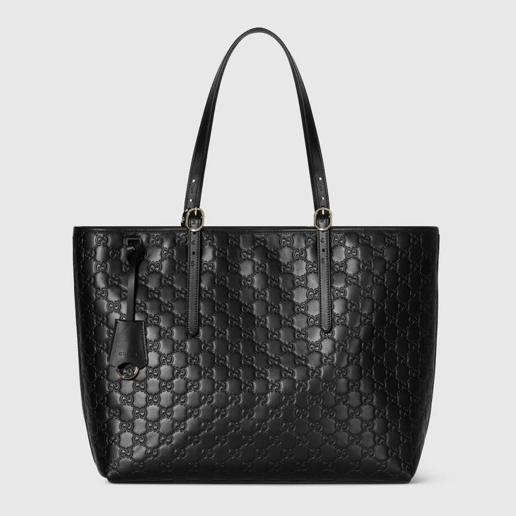 GG Emblem large tote bag