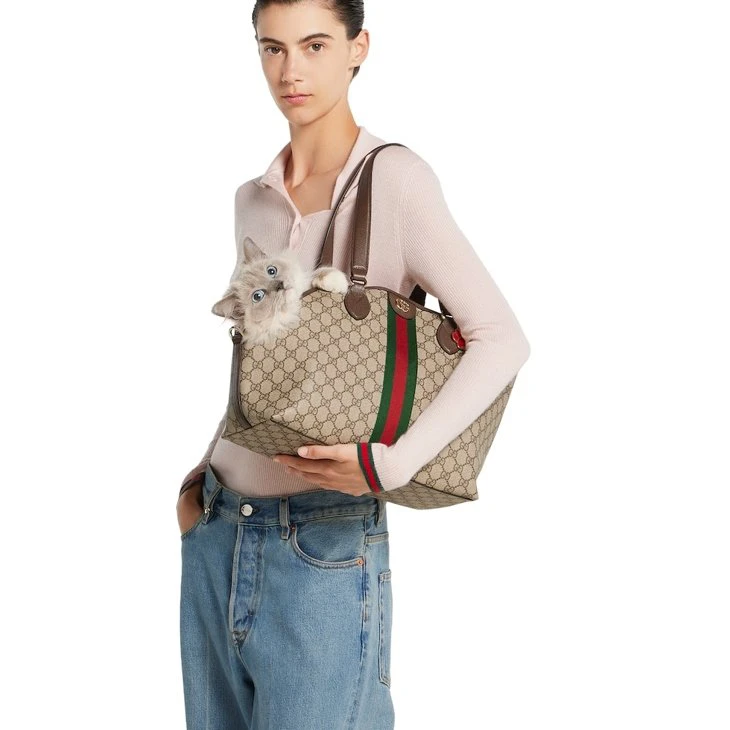 GG Monogram small pet tote bag - Image 7