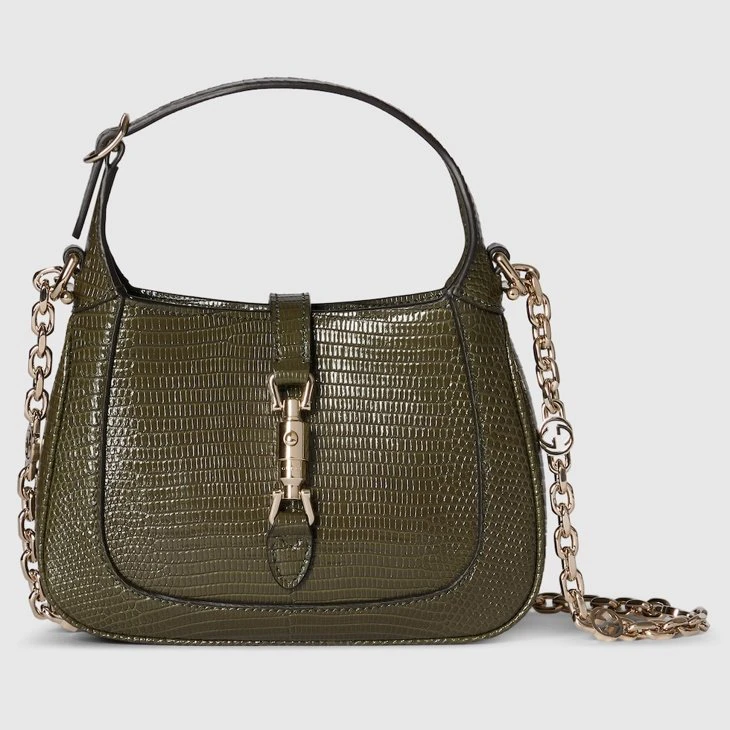 Jackie 1961 lizard mini bag