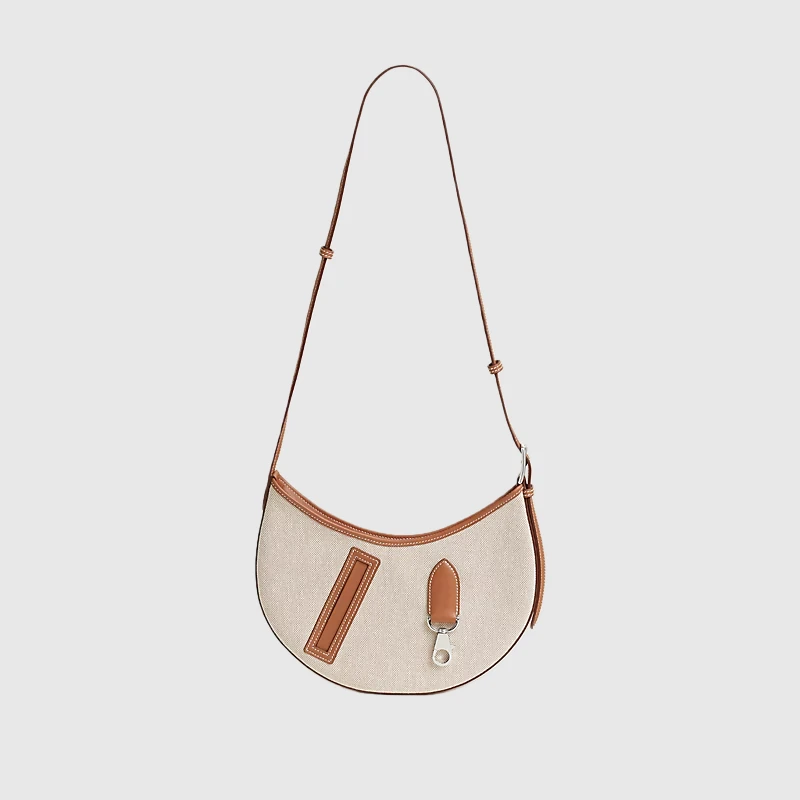 P'tit Arcon Toile & Cuir bag